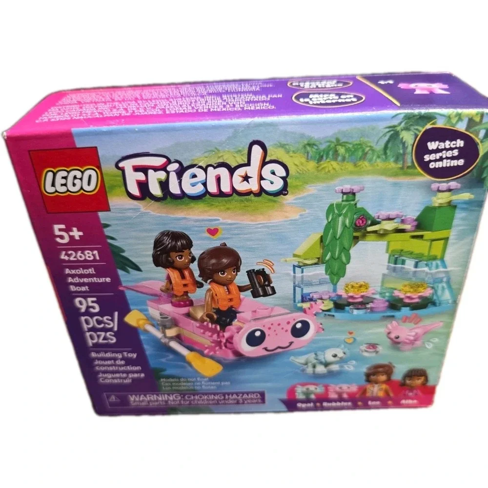Lego Friends 42681 Axolotl Adventure Boat Building Toy Set (95 Pcs) BRAND NEW
